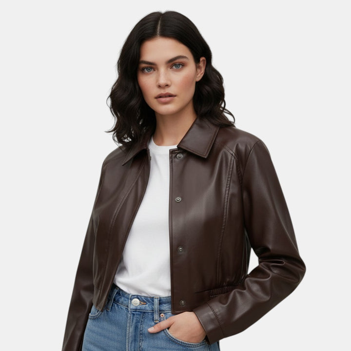 Women’s Faux Leather Jacket