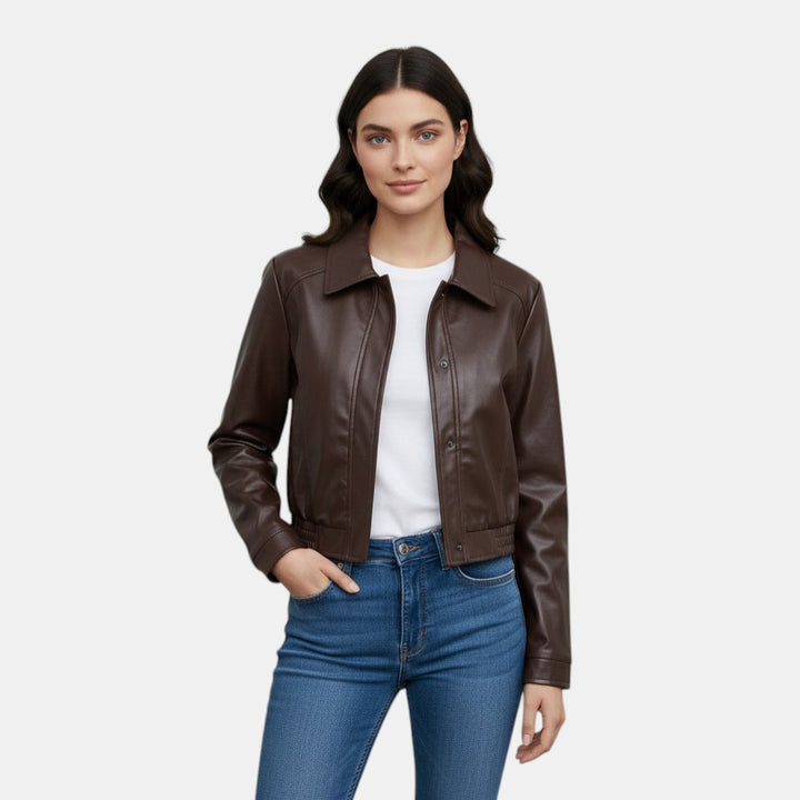 Women’s Faux Leather Jacket