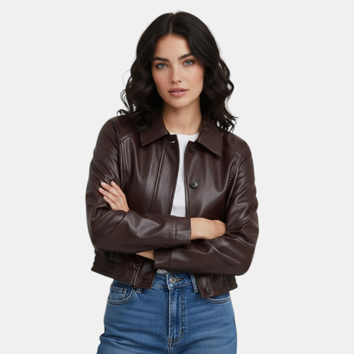 Women’s Faux Leather Jacket