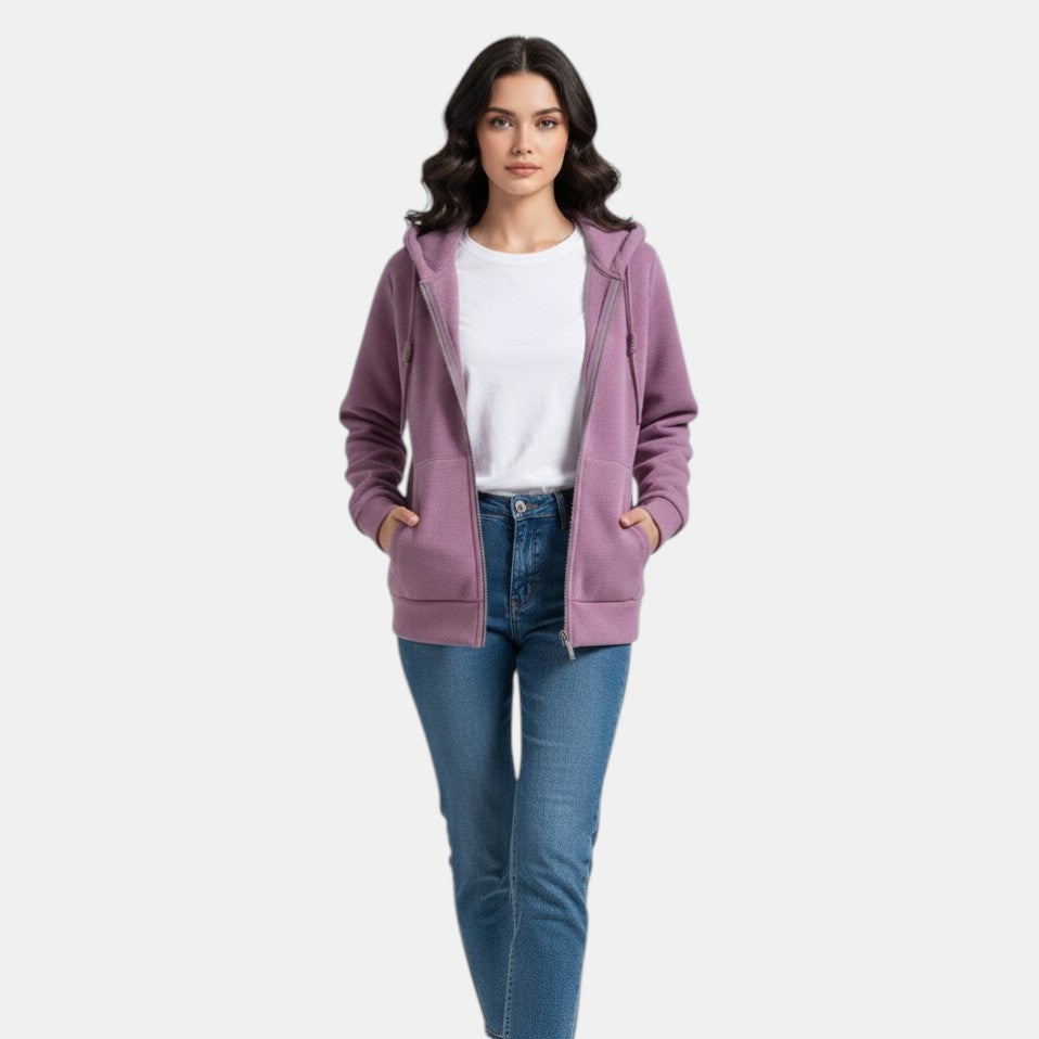 Women’s Zip Up Fleece Hoodie