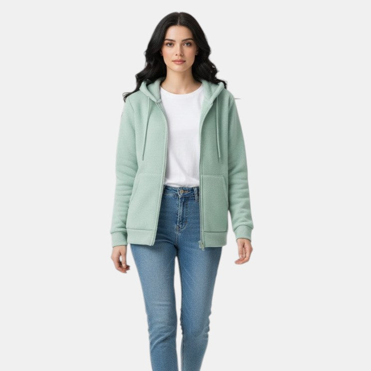 Women’s Zip Up Fleece Hoodie