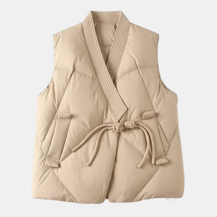 Women’s Cropped Quilted Vest