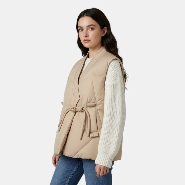 Women’s Cropped Quilted Vest