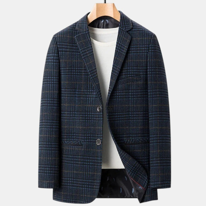 Men’s Plaid Blazer Jacket