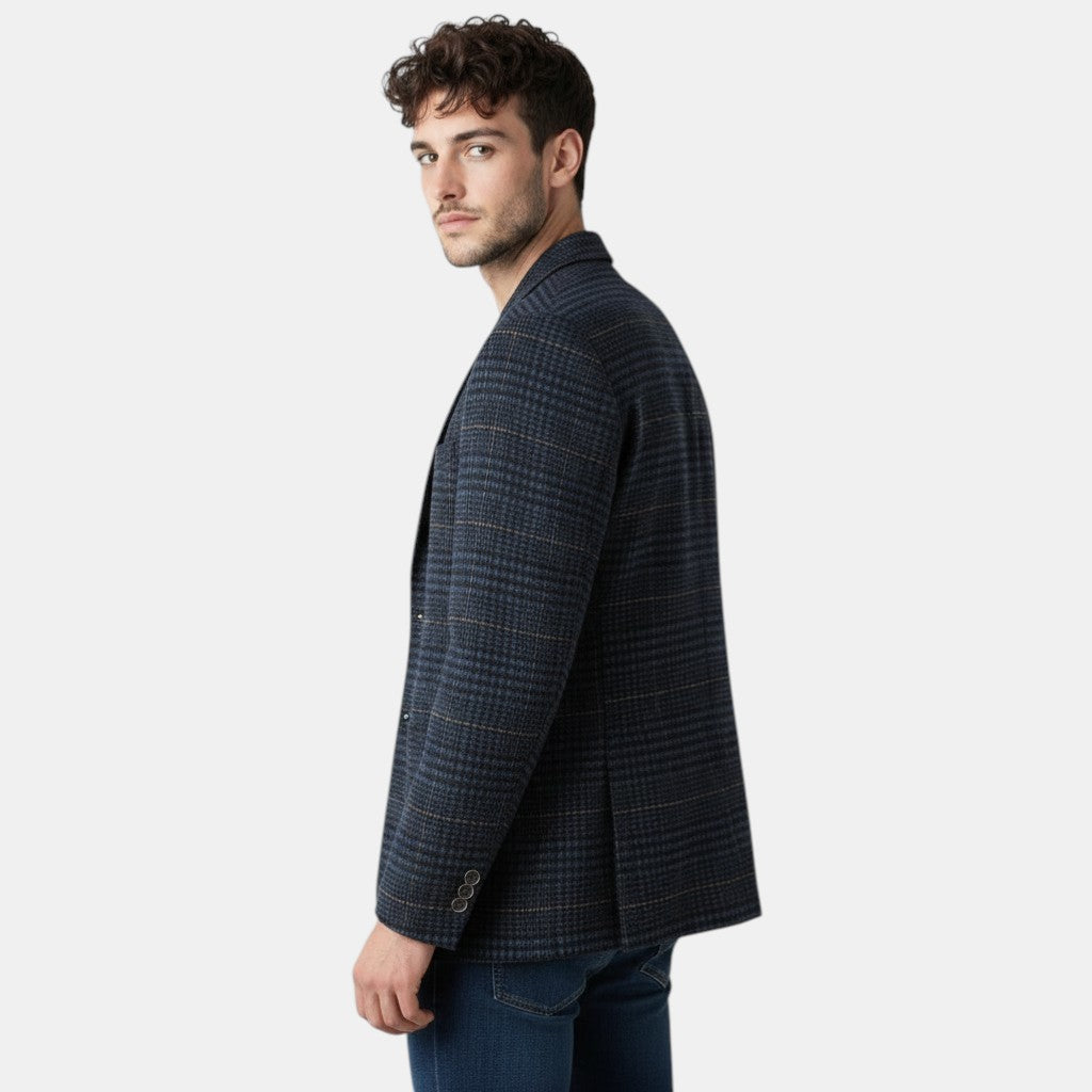 Men’s Plaid Blazer Jacket