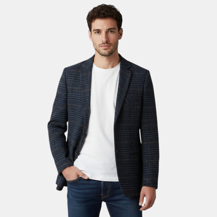 Men’s Plaid Blazer Jacket