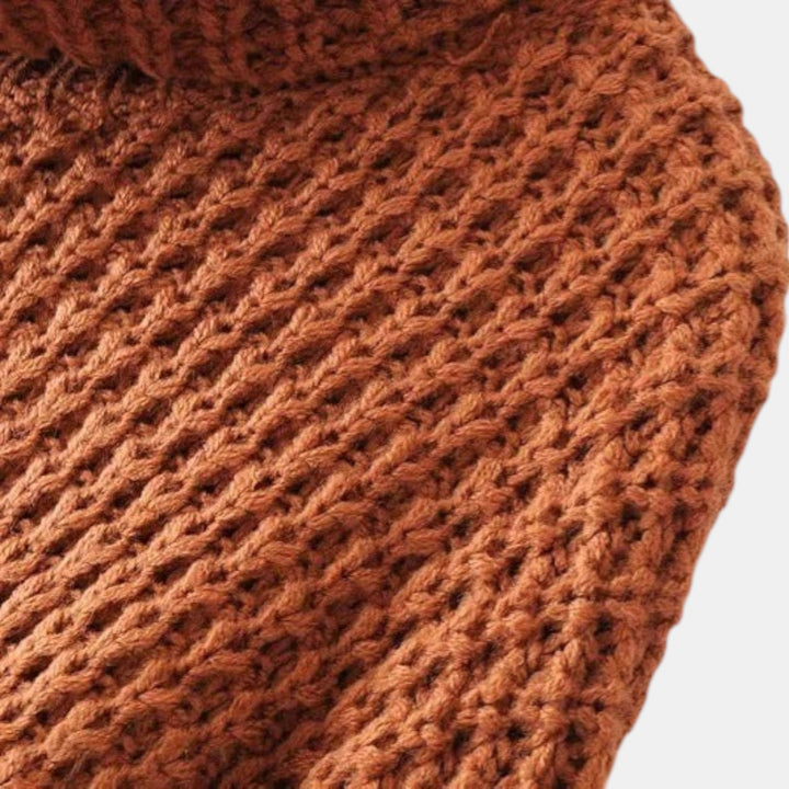 Women’s Boxy Waffle Knit Sweater