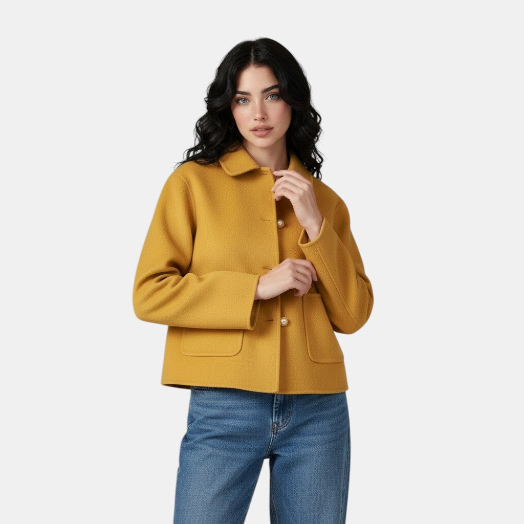 Women’s Button Front Short Coat