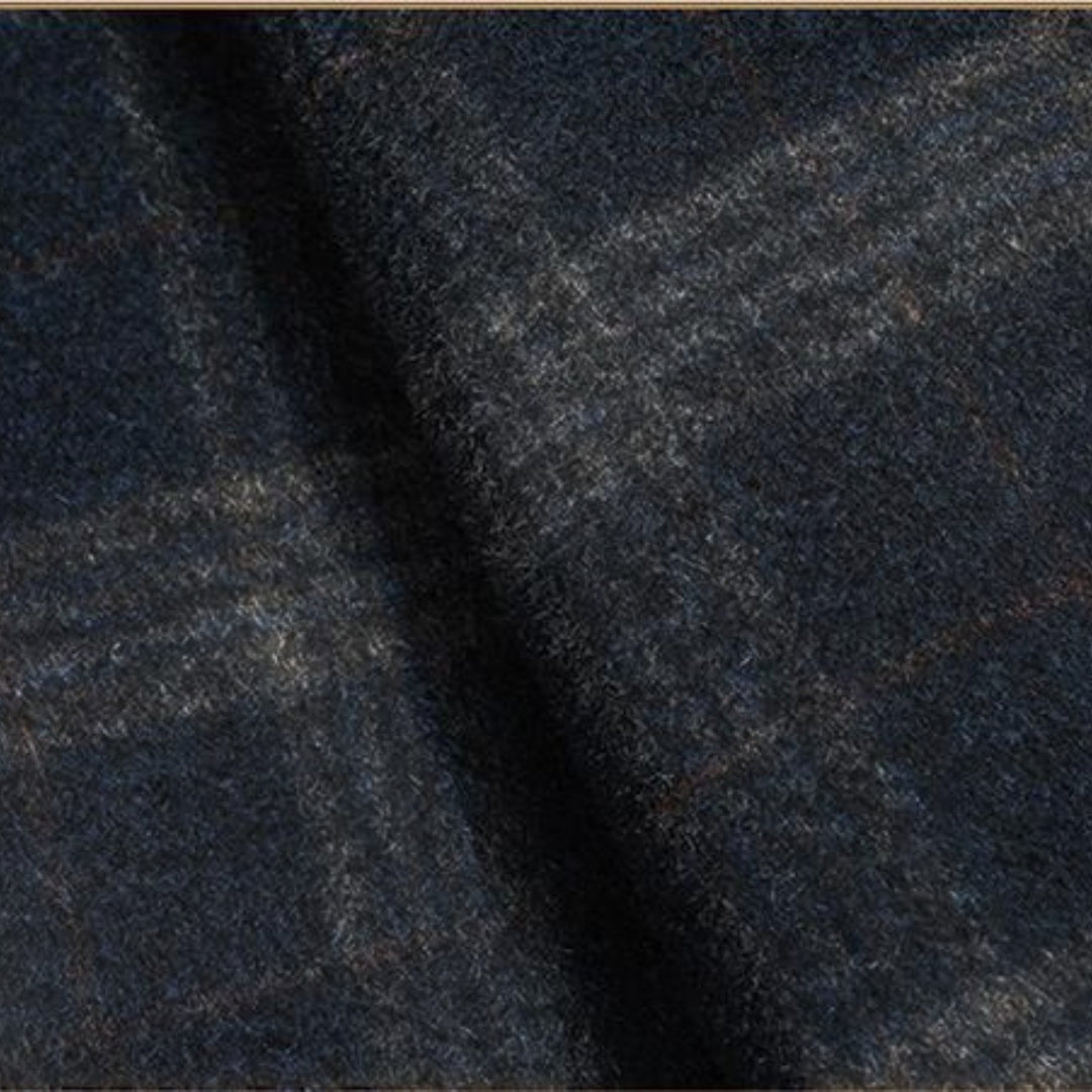 Men’s Longline Plaid Overcoat