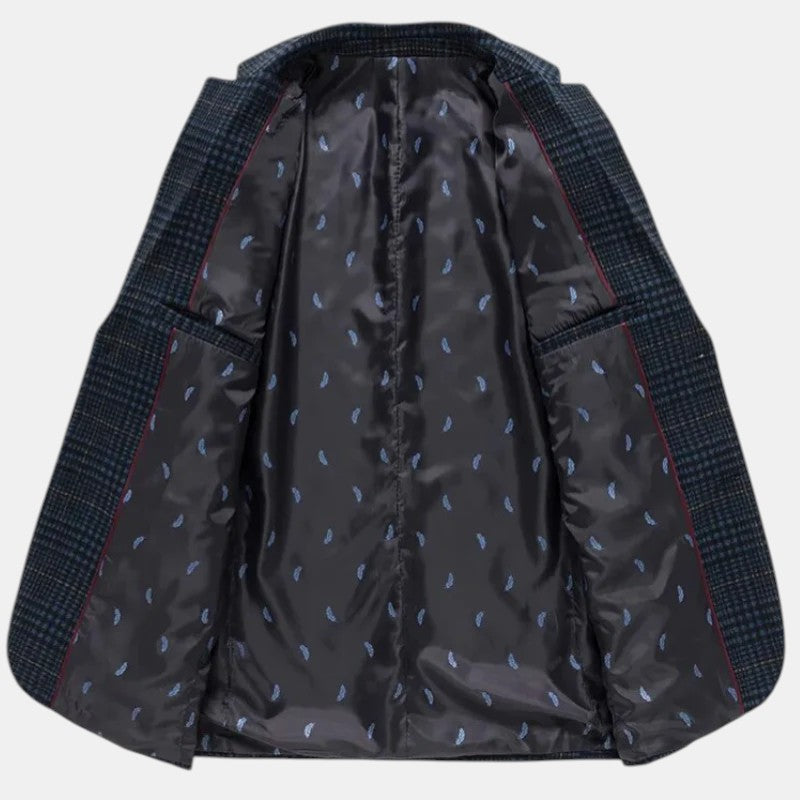 Men’s Plaid Blazer Jacket