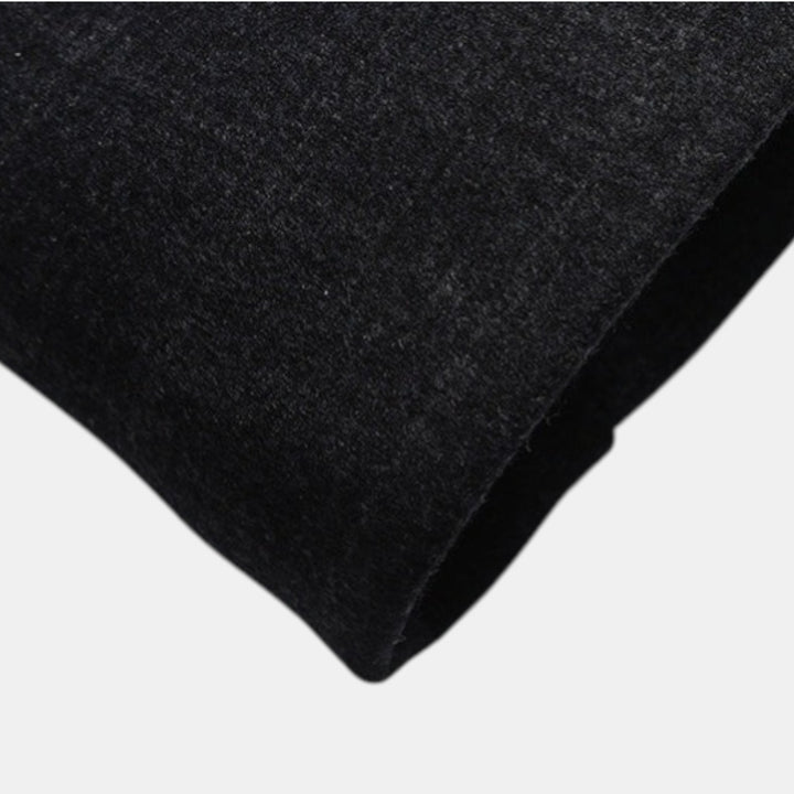 Men’s Long Overcoat with Faux Fur Collar