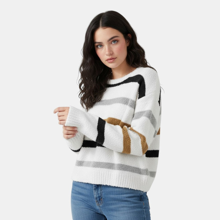 Women's Boxy Cropped Pullover Sweater
