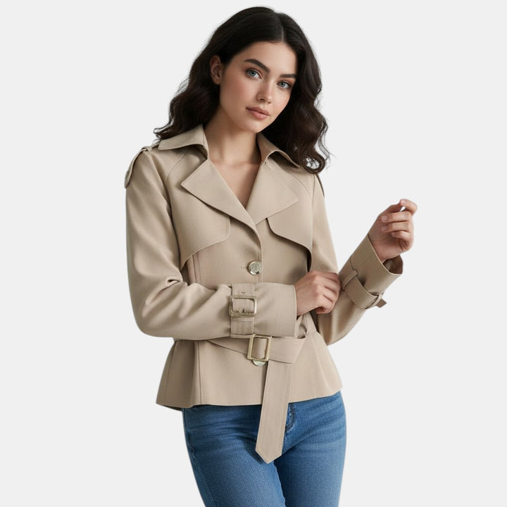Women’s Belted Trench Jacket