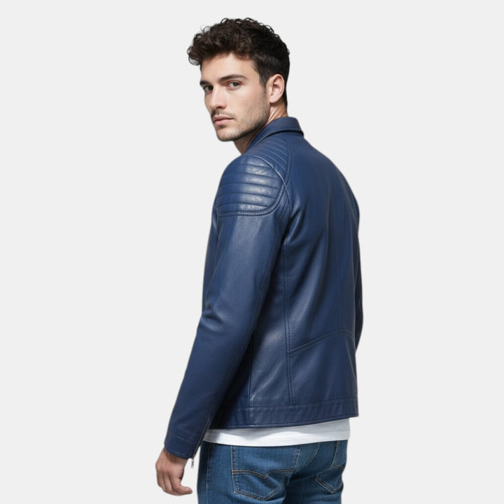 Men’s Genuine Leather Jacket Regular Fit