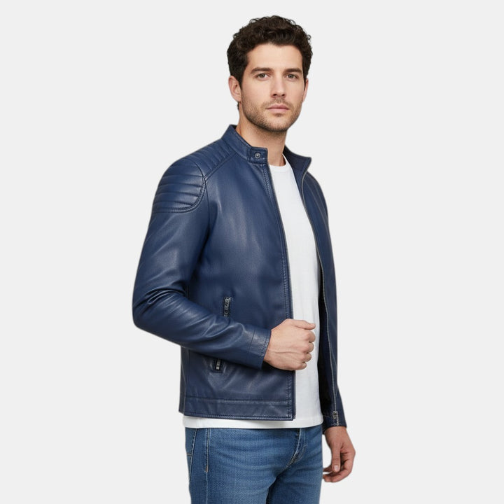 Men’s Genuine Leather Jacket Regular Fit