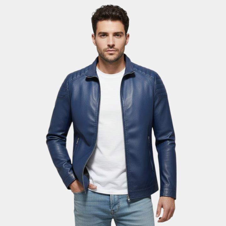 Men’s Genuine Leather Jacket Regular Fit