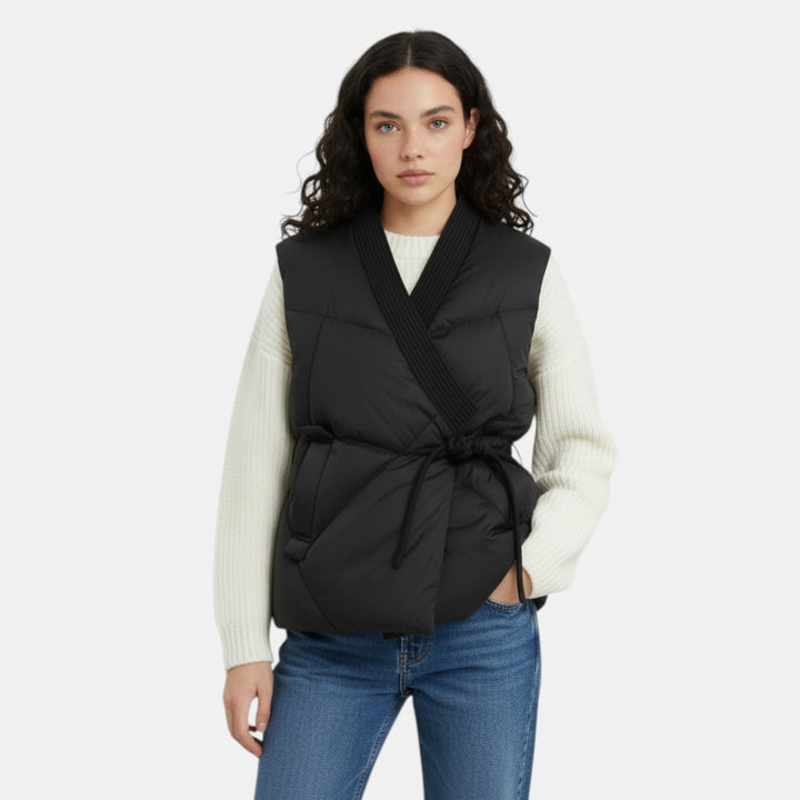 Women’s Cropped Quilted Vest