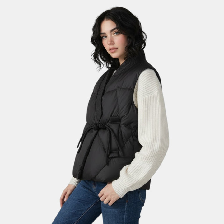 Women’s Cropped Quilted Vest